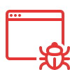 website bug icon